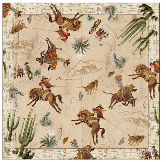 Grandpa’s Wallpaper Shorty Wild Rag