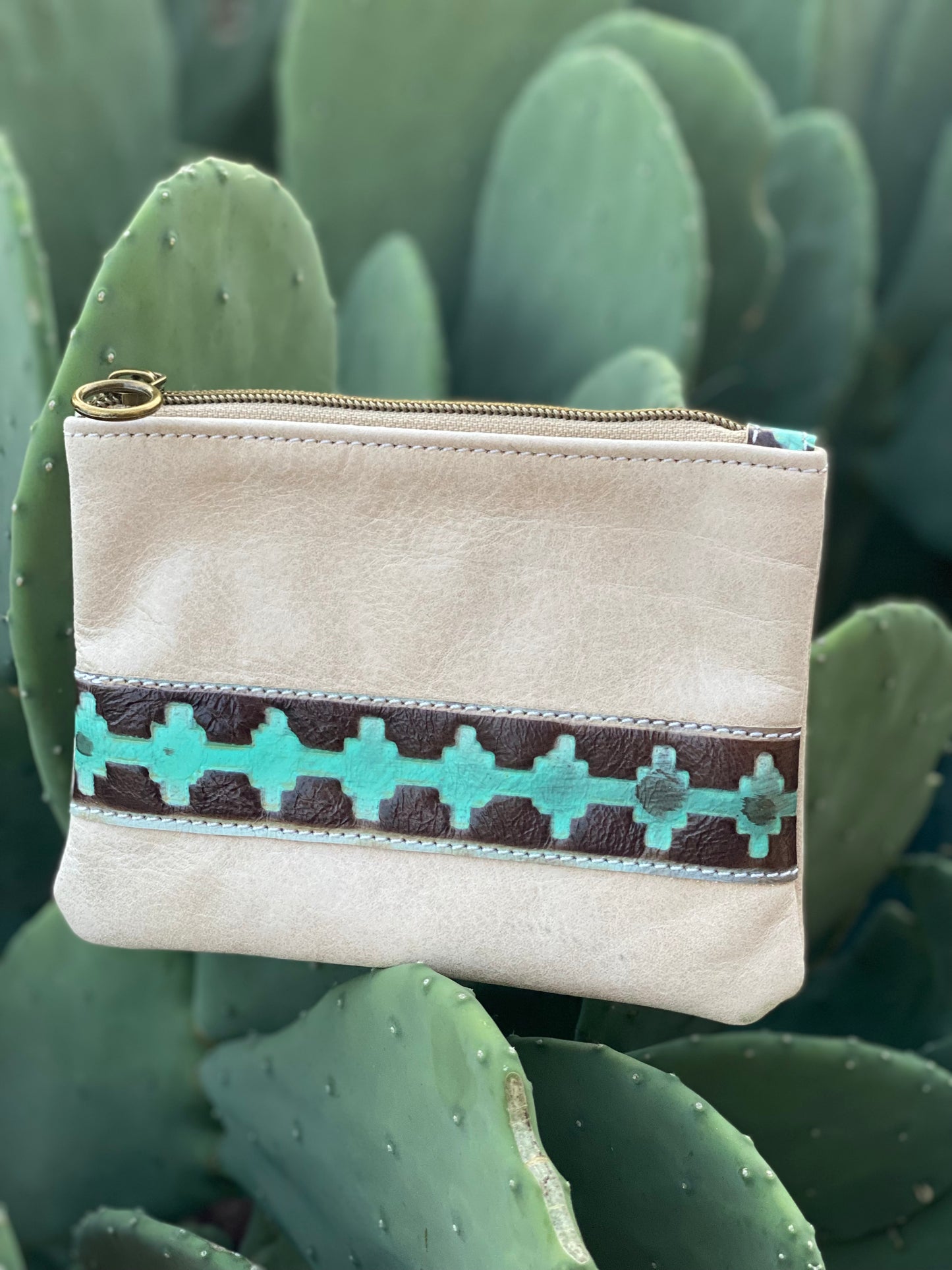 Stone Aztec Pouch