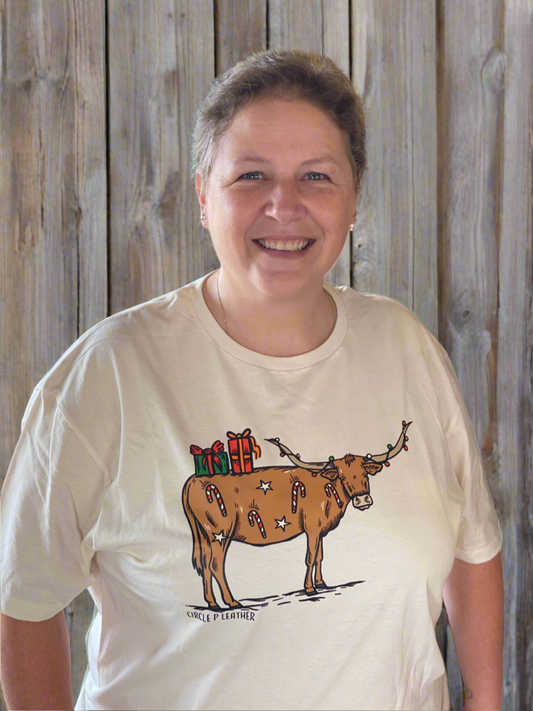 Preorder (closes Sept 20th) - Christmas Longhorn T-shirt