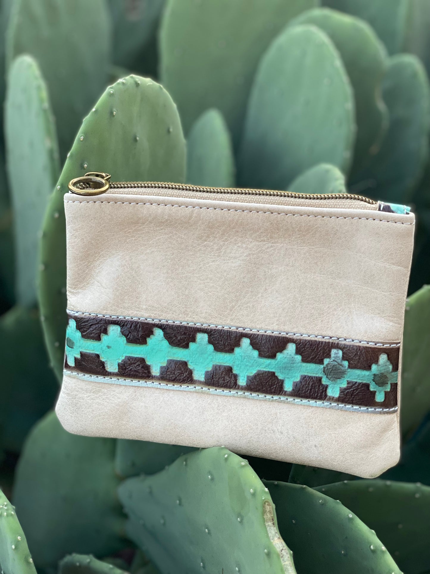 Stone Aztec Pouch